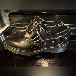 Dr. Martens Henree Lace Up Buckle Derby Shoes Sz UK6/US Women 8/Men 7